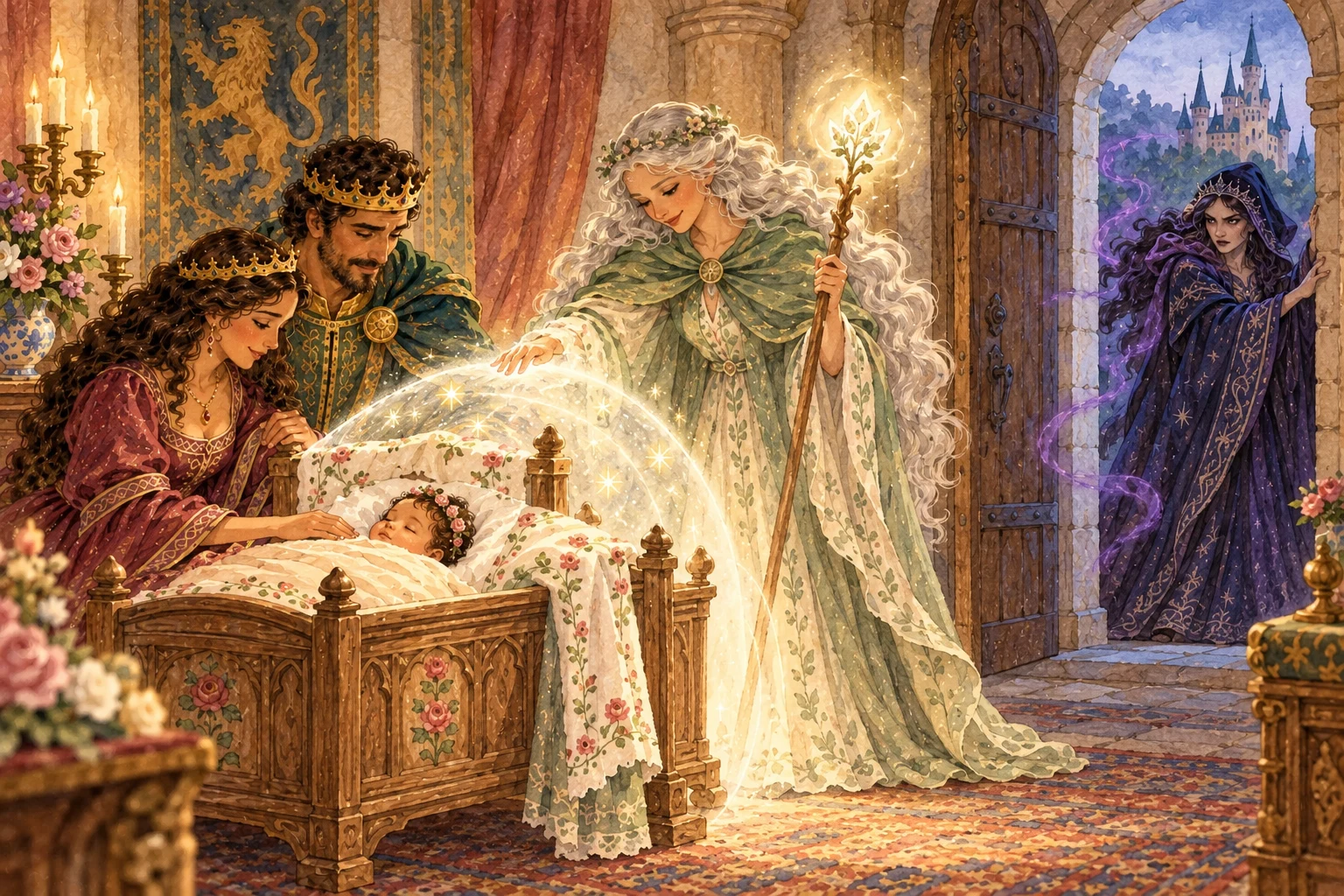 “Rose will wake,” she promised.