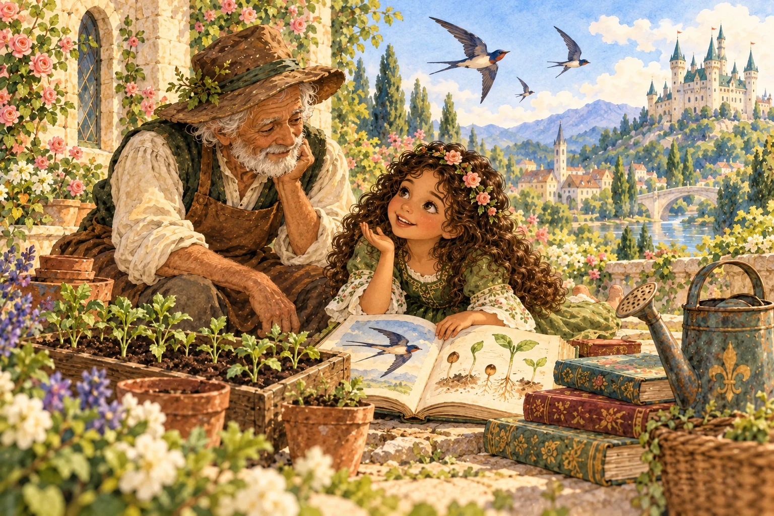 She liked books about distant rivers, but she liked asking questions even more.